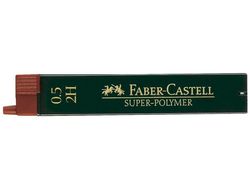Minas faber grafito 9065 0,5 mm 2h -estuche de 12 minas
