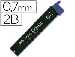Minas Faber Grafito 9067 0,7 mm 2B -Estuche de 12 Minas