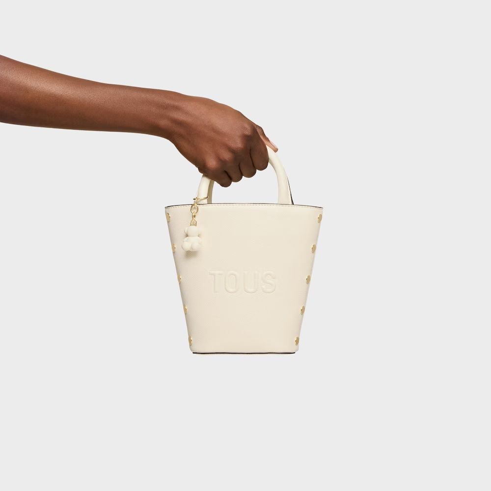 Mini Bolso Tous Back To Basics Beige