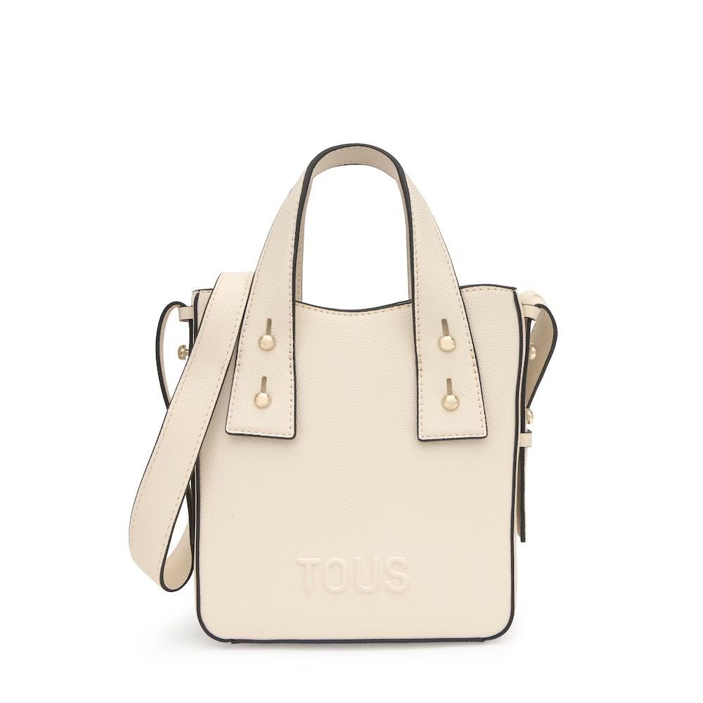 Mini Bolso Tous Back To Basics Beige Square