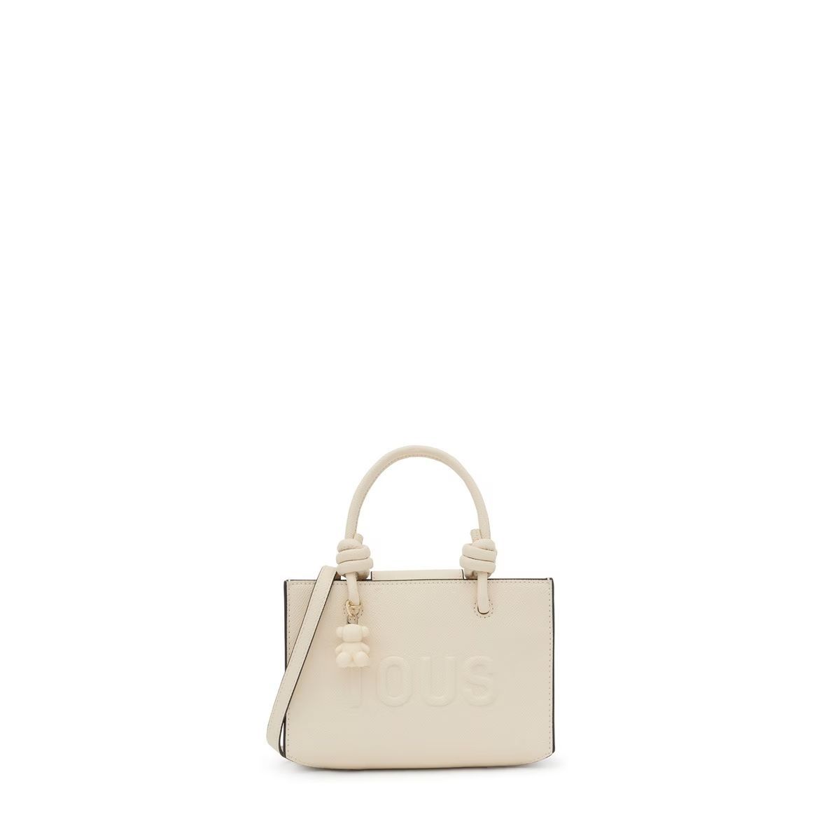 Mini Bolso Tous La Rue New Horizontal en color Beige