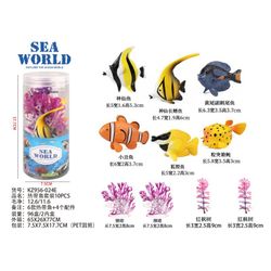 MINI BOTE 10 ANIMALES MARINOS