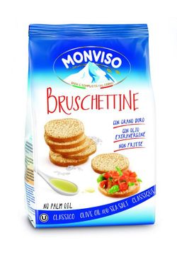 Mini bruschette aceite oliva monviso 120 grs