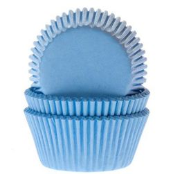 Mini cápsula cupcake azul cielo 60 uds house of marie