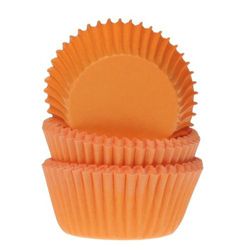 Mini cápsula cupcake naranja 60 uds house of marie