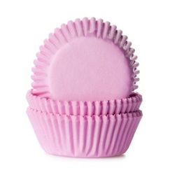 Mini cápsula cupcake rosa claro 60 uds house of marie