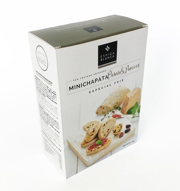 Mini chapata con pasas y nueces 80 grs