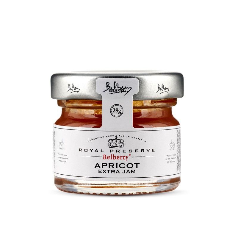 Mini confitura albaricoque belberry 28 grs