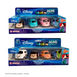 MINI CUTES CARS DISNEY PACK DE 4