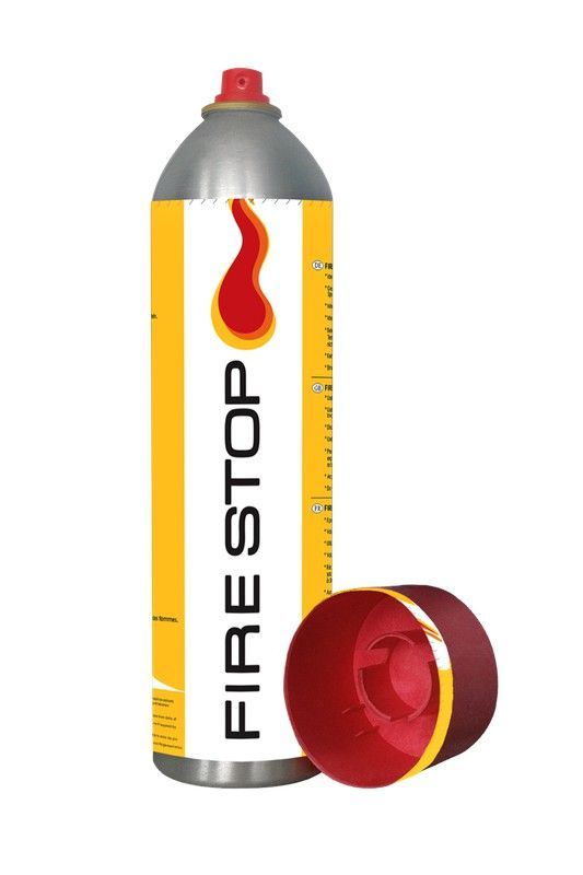 Mini extintor domestico 600 ml.