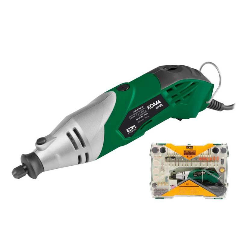 Mini herramienta multiusos rotativa de potencia 170w con accesorios koma tools edm