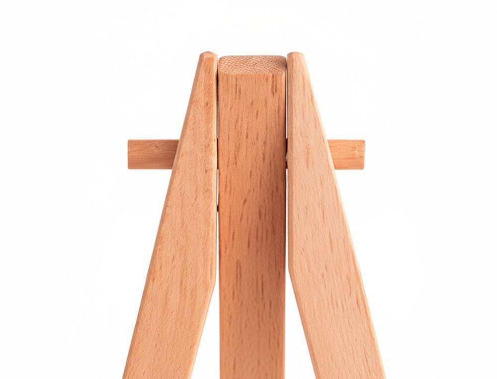 Mini lienzo con caballete liderpapel 6x8 cm gramaje 280g/m2 certificado fsc