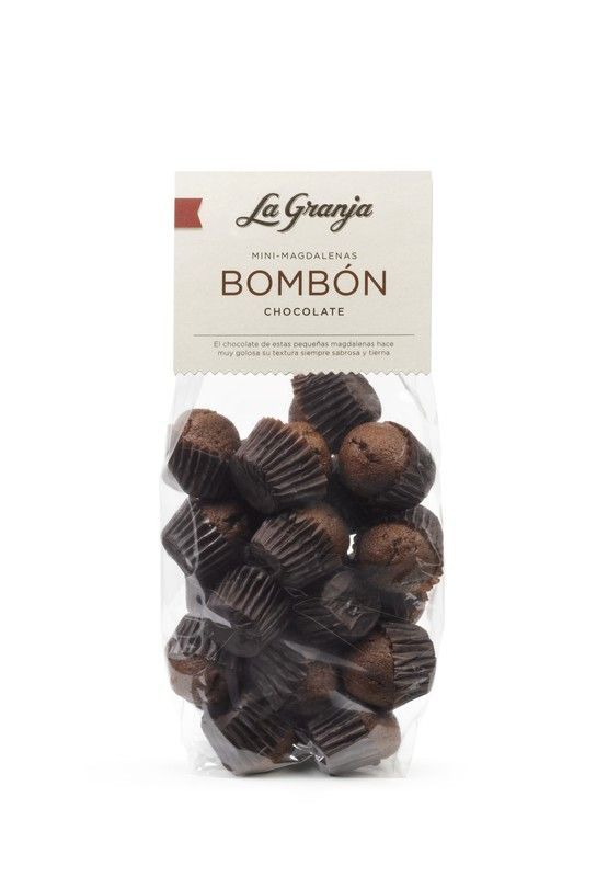 Mini magdalenas bombón 200g la granja