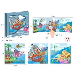 MINI MAGNETIC BOOK PIRATA 3x20 PZAS
