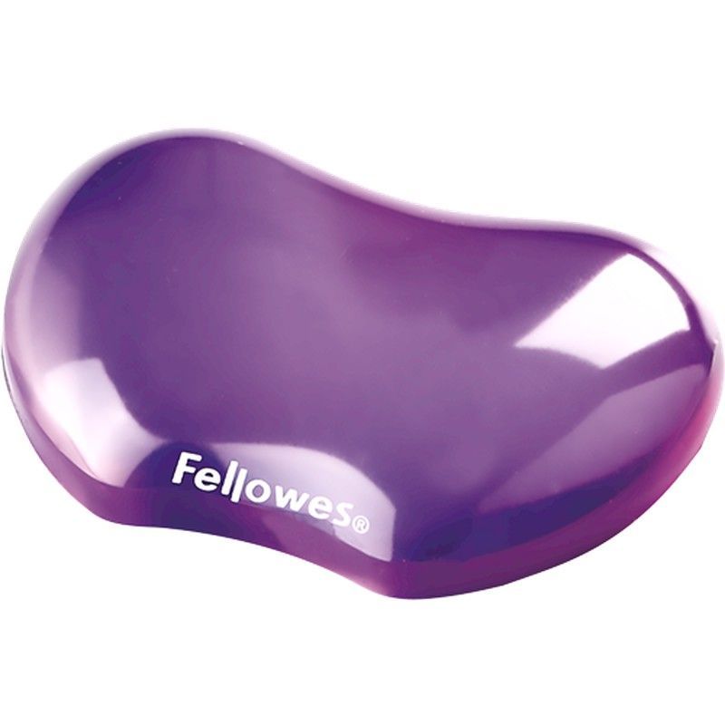 Mini reposamuñecas flexible gel Crystal™ Violeta