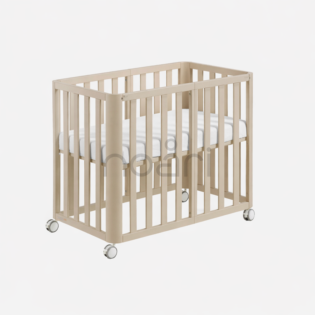 Minicuna DOCO Sleeping PLUS++ Beige (Estructura con colchón 90x50 incluido)