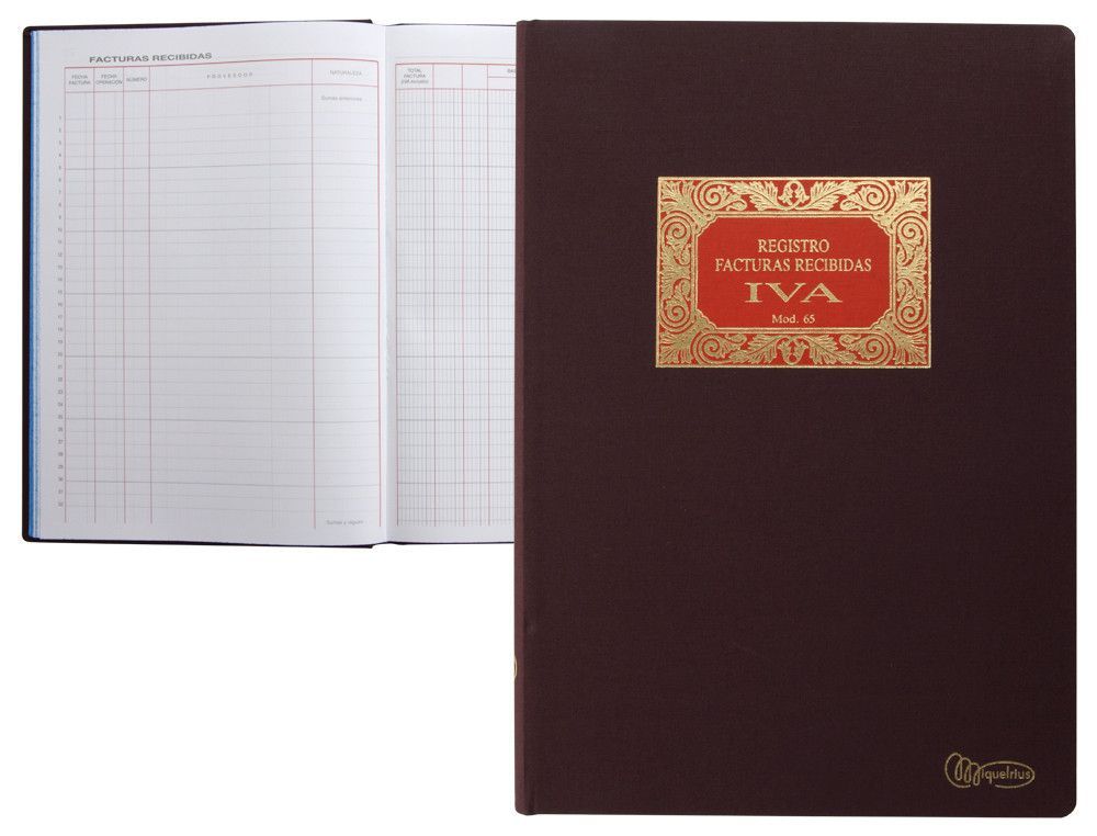 Miquel rius Libro Contable IVA compras Fº Natural   215x315 5065