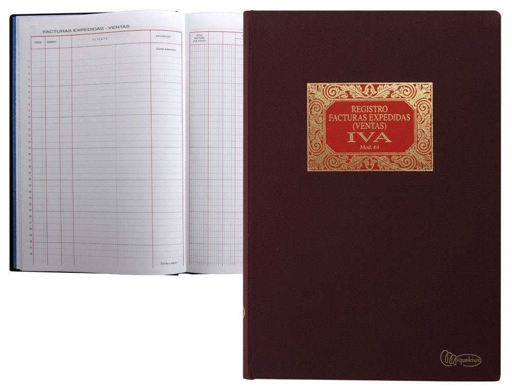 Miquel rius Libro Contable IVA ventas Fº Natural   215x315 5064
