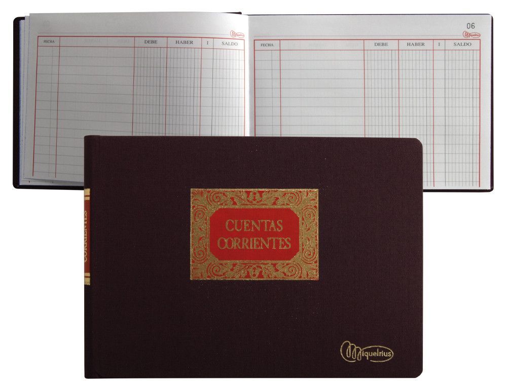 Miquel rius Libro Cuentas corrientes 4º Apaisado  210x160 4080