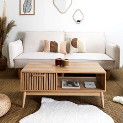 Mobiliario Klaus.Mesa Centro 100X50X43Cm