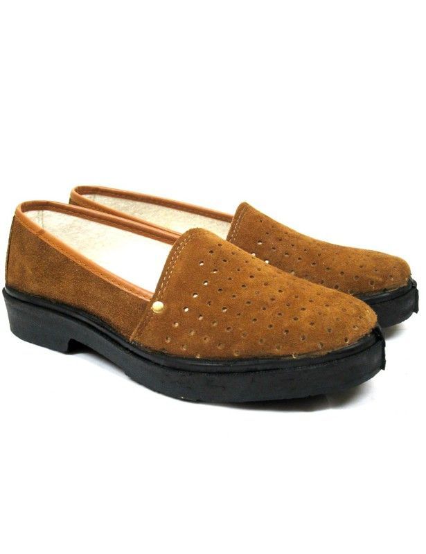 Mocasines de serraje transpirables