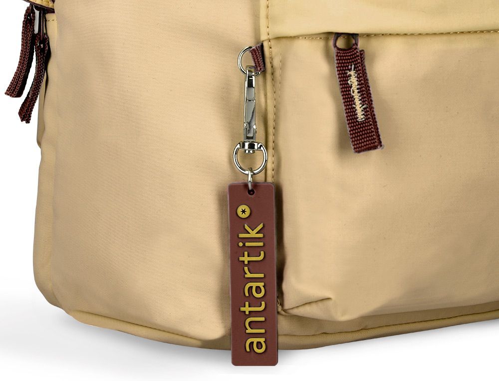 Mochila antartik basic pack con bolsillo para portatil beige 20 l 300x160x420 mm