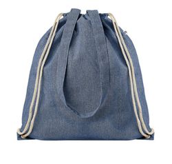 Mochila con cordones y asas varios colores