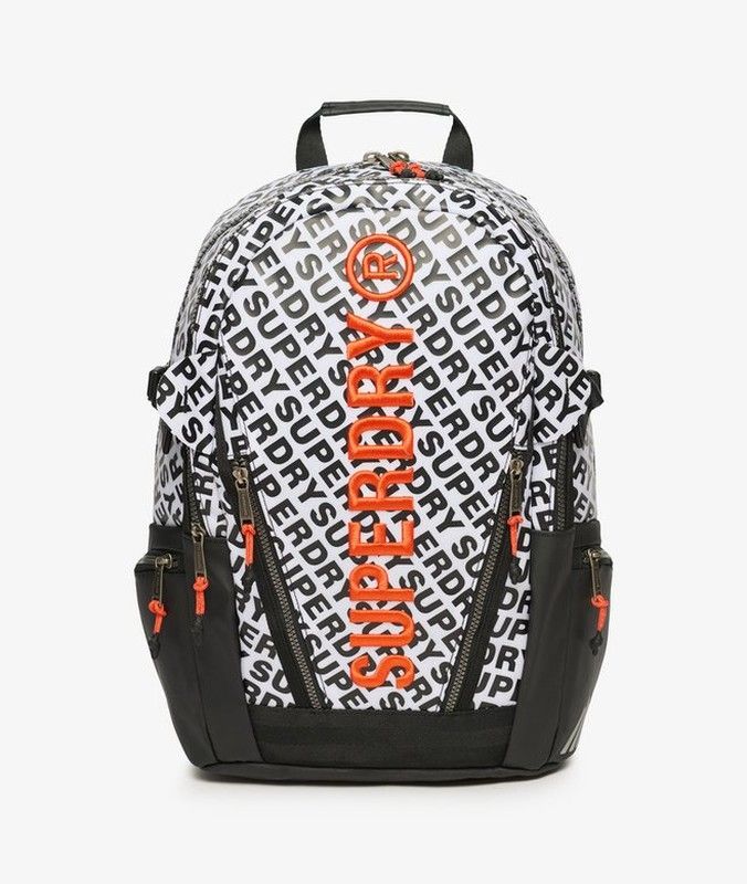 Mochila con estampado branding bicolor Superdry Optic