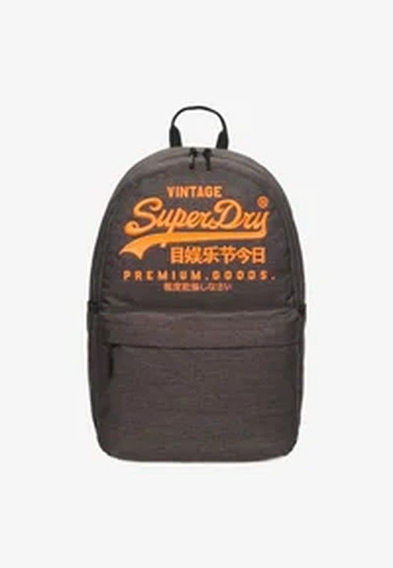 Mochila con letras branding bordadas Superdry Grey Marl