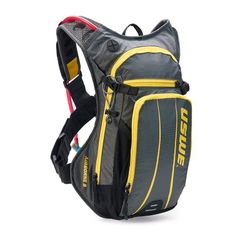 Mochila de hidratacion uswe airborne 9 gris/naranja