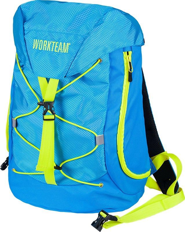 Mochila de montaña bicolor Turquesa Amarillo