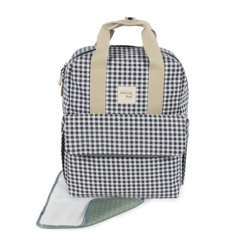 Mochila I Love Vichy Negro Walking Mum