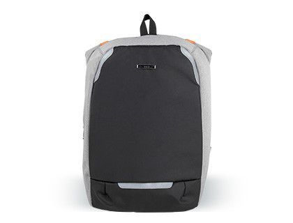 Mochila para portatil q-connect 18" negra / gris poliester impermeable 460x170x310 mm