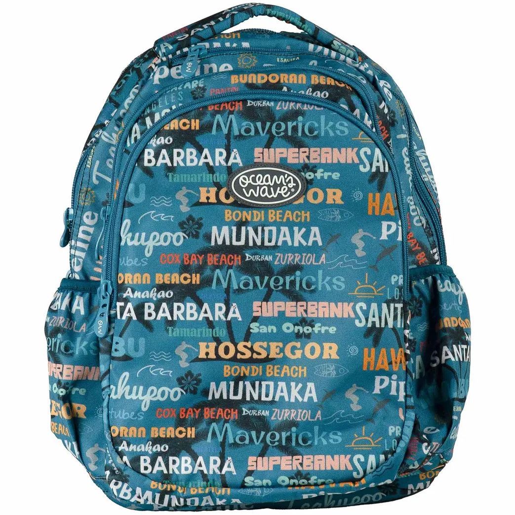 Mochila Secundary Malibu Azul