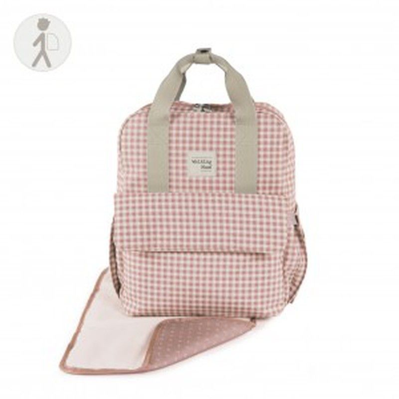 Mochila Walking Mum I Love Vichy color rosa