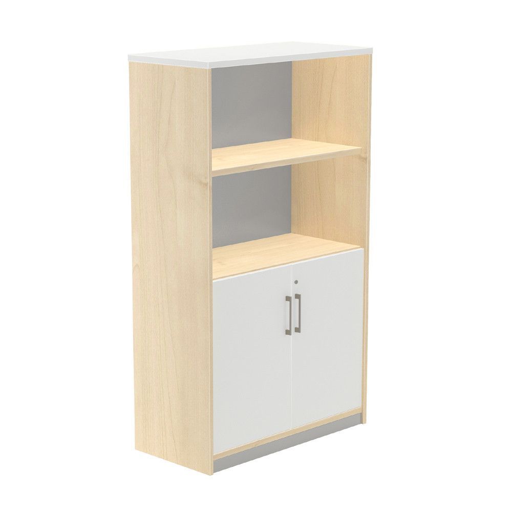 Modelo Kit Store 156 x 90 x 45 Estructura Haya/Puertas Blanco