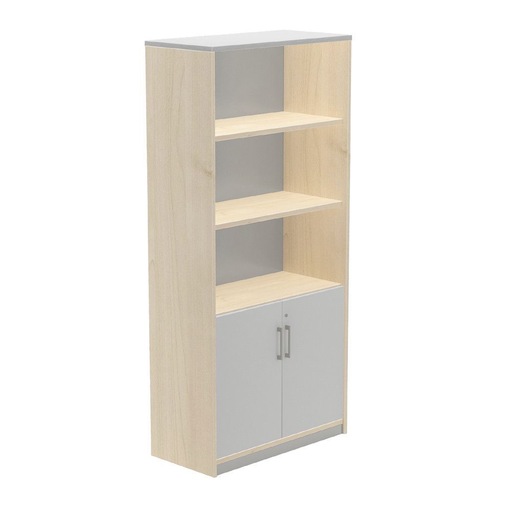 Modelo Kit Store 195 x 90 x 45 Estructura Haya/Puertas Gris