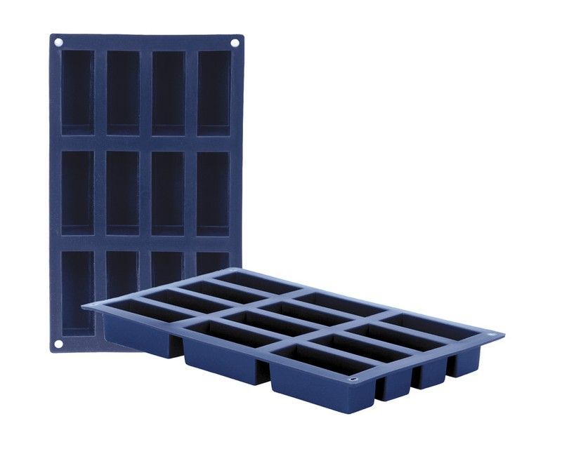 Molde 12 cavidades cakes 79x29 mm