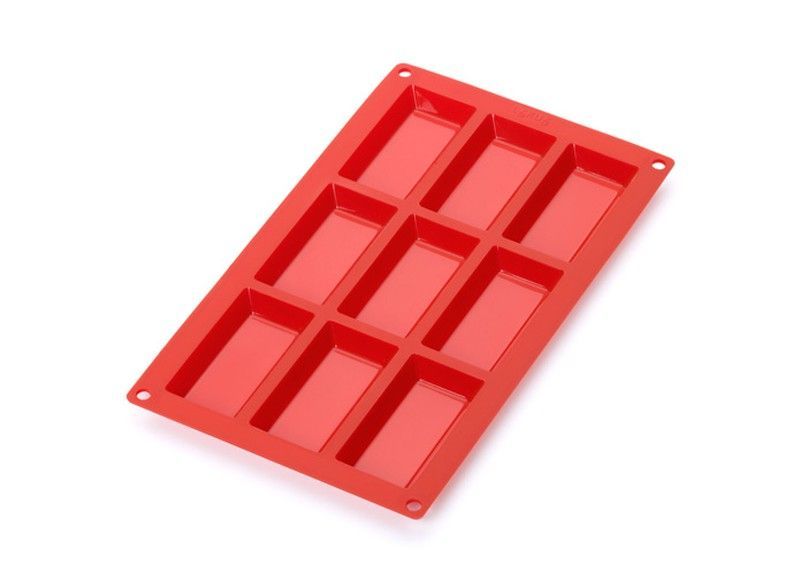 Molde financiero silicona lékue 9 cav.