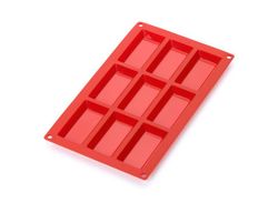 Molde financiero silicona lékue 9 cav.