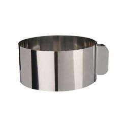 Molde Para Emplatar Extensible Inoxidable Ø16Cm A 30Cm