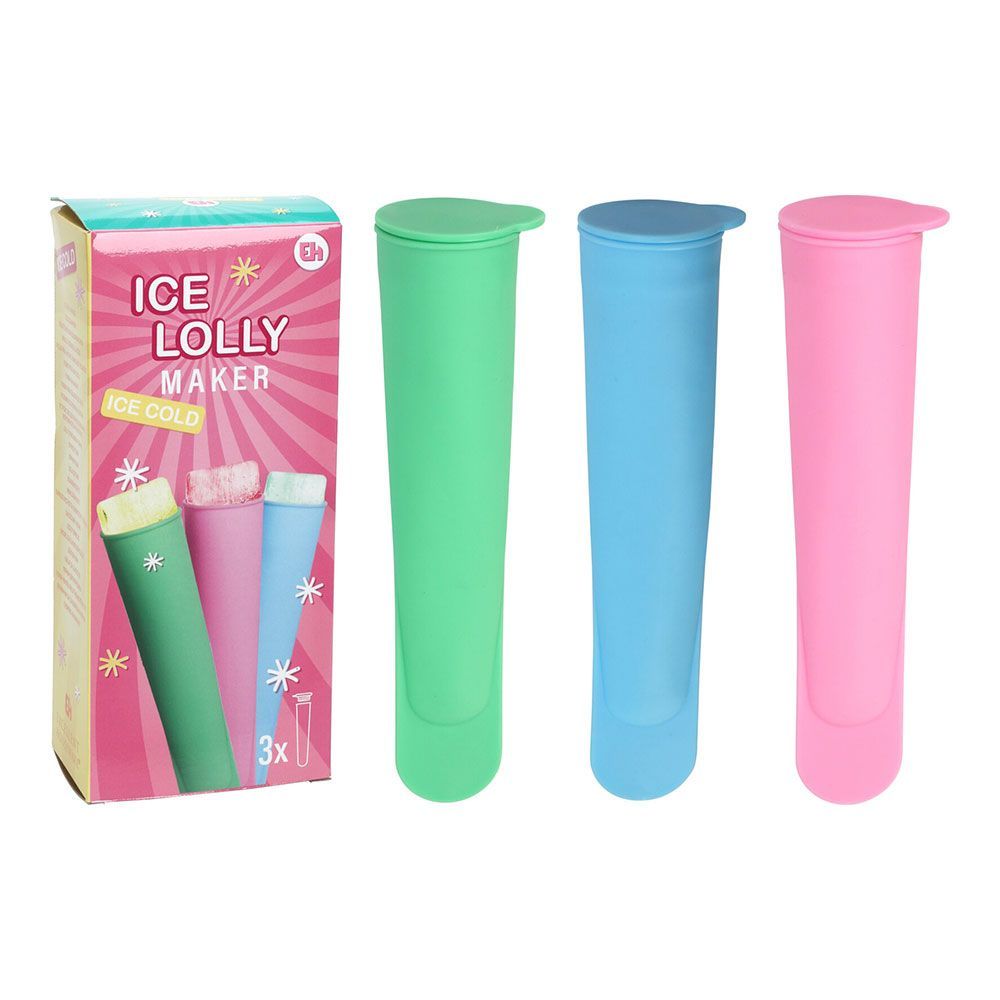 Molde Para Helado, Set De 3 Piezas, 42X42X195Mm