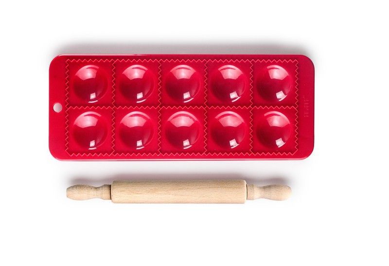 Molde Ravioli Redondo + Rodillo Ibili