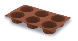 Molde Silicona Briochette 6 Cavidades Lacor Pastelería y Postres