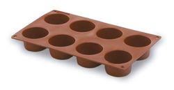 Molde Silicona Cilindrico 8 Cavidades Lacor Pastelería y Postres