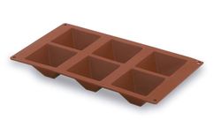 Molde Silicona Piramide 6 Cavidades Lacor Pastelería y Postres