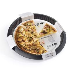 Molde silicona quiche 28 cm lekue negro