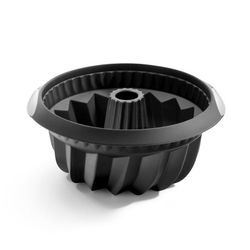 Molde silicona savarín hondo 22 cms lekue negro