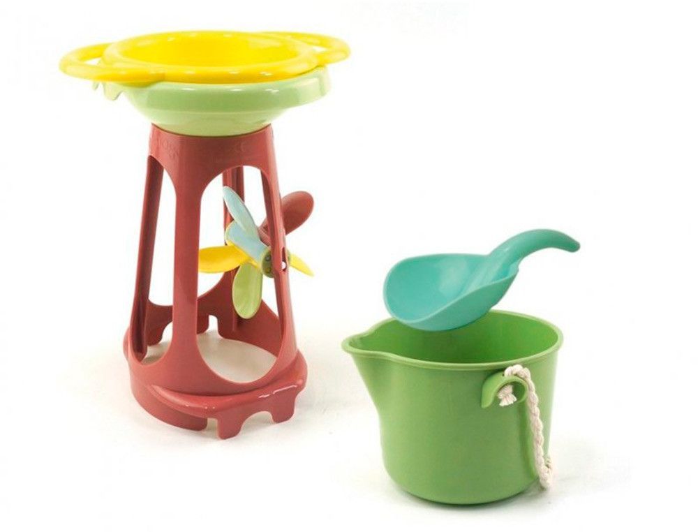 Molino de arena y agua vikingtoys ecoline ecologico y reciclable