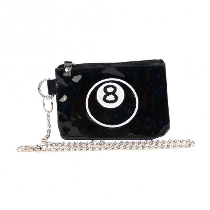 Monedero de charol Con Bola 8